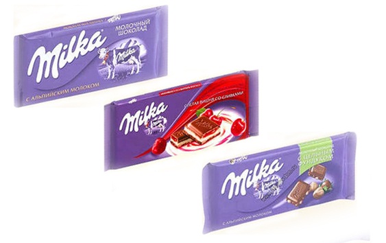 Шоколад Milka. Состав и калорийность