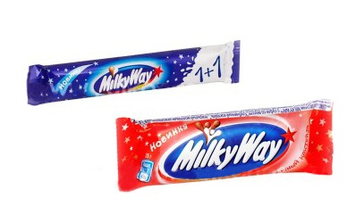 Батончик MilkyWay. Калорийность и состав