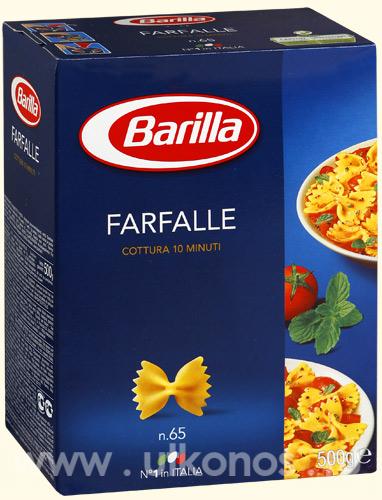 Калорийность макарон Barilla. Состав макарон