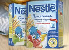 Новая йогуртная каша «Помогайка» от Нестле