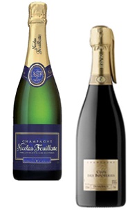 шампанское Clos и Nicolas feuillatte brut reserv