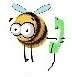 пчела с трубой