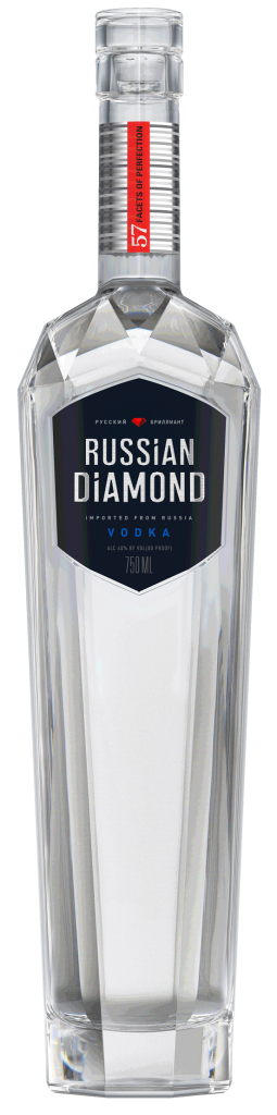 Российская премиальная водка Russian Diamond 