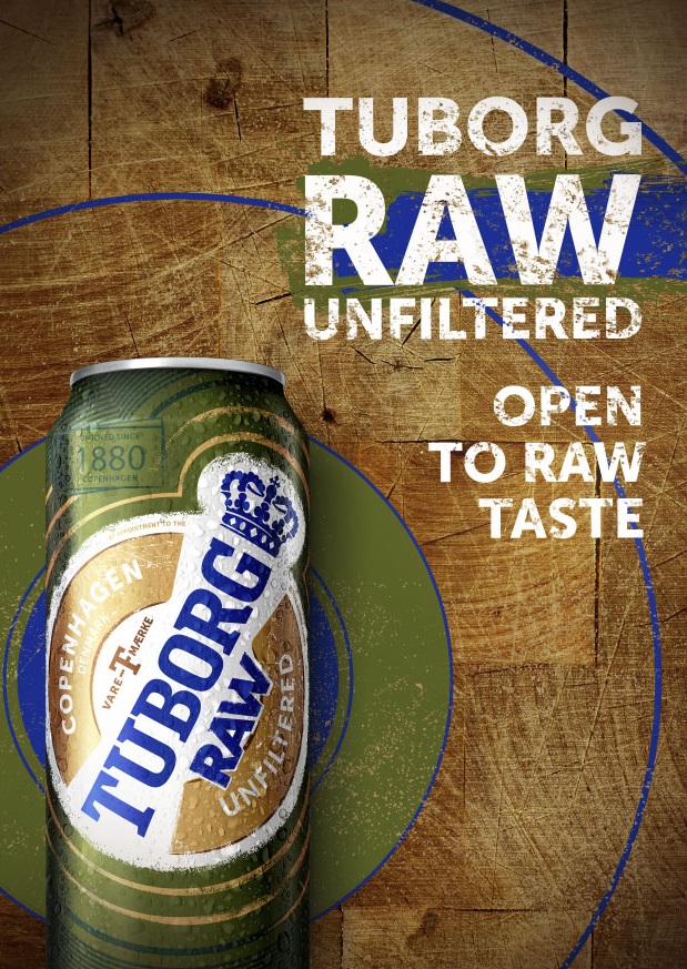 Нефильтрованный лагер Tuborg RAW