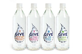 Экологическая вода Give обновила упаковку 