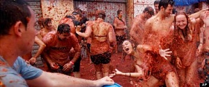 Испания: томатные бои 2012