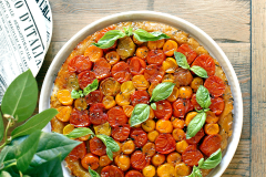 Пирог татен с томатами