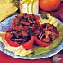 Помидоры с начинкой из курицы и баклажанов
