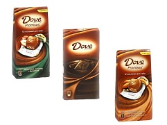 Шоколад Dove. Состав и калорийность