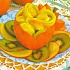 Десерт из хурмы и яблок