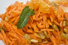 Салат из апельсинов и моркови 