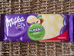 Новый шоколад Milka - пузырьки снаружи и внутри