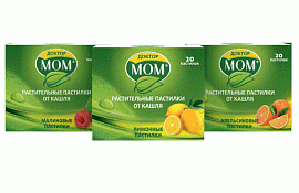 Пастилки Доктор МOM® – без кашля проще!