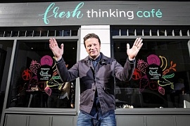 Hotpoint и Джейми Оливер представили  Fresh Thinking pop-up кафе, где можно попробовать блюда из «забытых» продуктов
