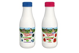 Бренд традиционных натуральных молочных продуктов «Домик в деревне» представляет долгожданную новинку - натуральный «Кефирный с ягодами»