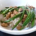 Тушеная курица с рисом и зеленой фасолью
