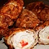 Хрустящие куриные рулетики с беконом