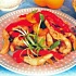 Курица, тушенная с болгарским перцем и орехами