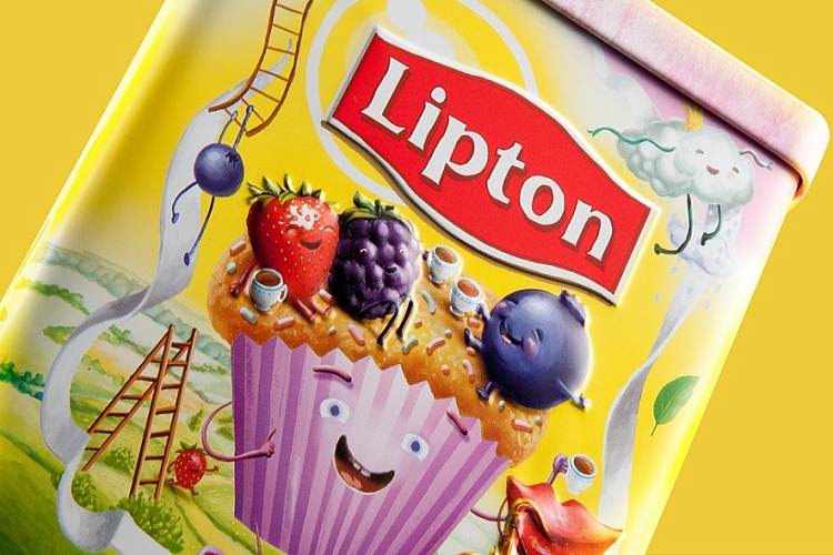 Depot WPF нарисовало мульфильм на упаковке Lipton