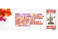 Водка Stolichnaya объявила о поддержке геев