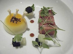 Английская еда в ресторане Fat Duck