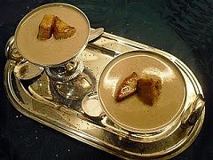 Грибной крем-суп с фуа-гра