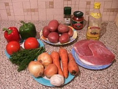 Соусы рыбные.  Соус томатный с овошцами