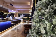 Зимний декор в ресторане Atlantica
