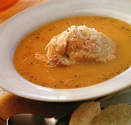 Рыбный суп с пастой руй