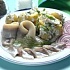 Салат из сельди с картофелем и огурцами