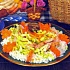 Кролик с рисом и морковью