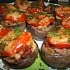 Фаршированные грибы с беконом и сыром Маасдам