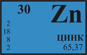 Содержание цинка в продуктах питания. Таблица