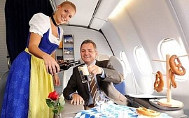 Lufthansa тестирует еду