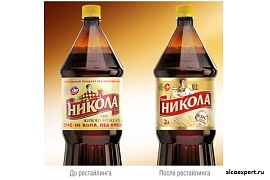    Квас "Никола" сменил дизайн этикетки 