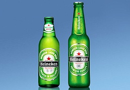 Heineken впервые за 65 лет меняет дизайн бутылки