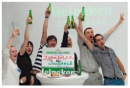 В финале Star Serve был налит лучший бокал пива Heineken