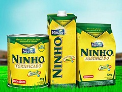 Nestle раскрасила упаковку в цвета бразильской футбольной команды 