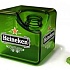 Квадратная бутылка пива Heineken