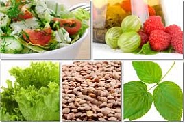 Содержание витамина В9 в продуктах питания