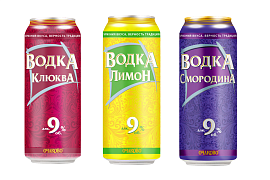 В Москве выпустили новые слабоалкогольные коктейли на основе водки с натуральным соком